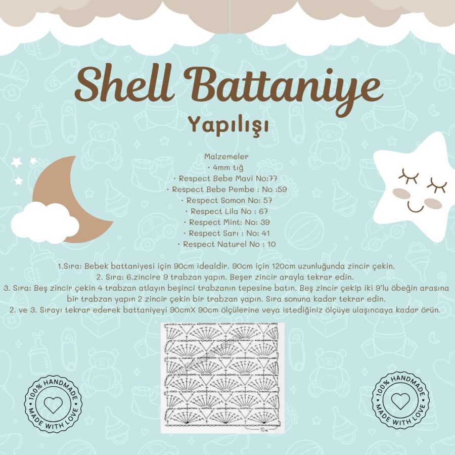 Shell Bebek Battaniyesi - 5