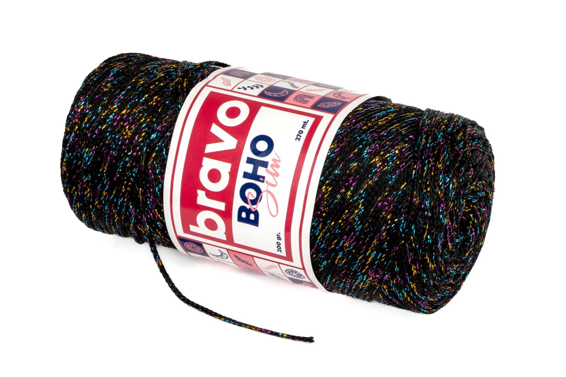 BRAVO BOHO SILVERY MACROME - 3