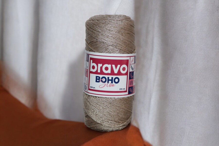 BRAVO BOHO SILVERY MACROME - 4