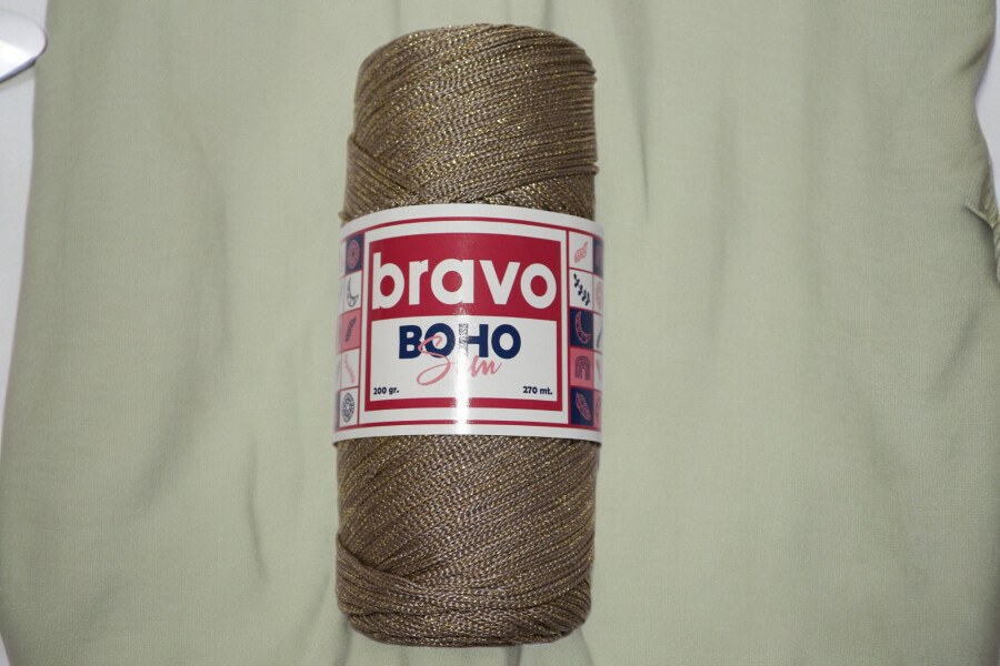 BRAVO BOHO SILVERY MACROME - 19