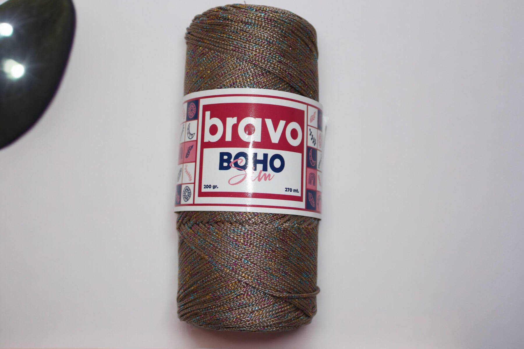 BRAVO BOHO SILVERY MACROME - 20