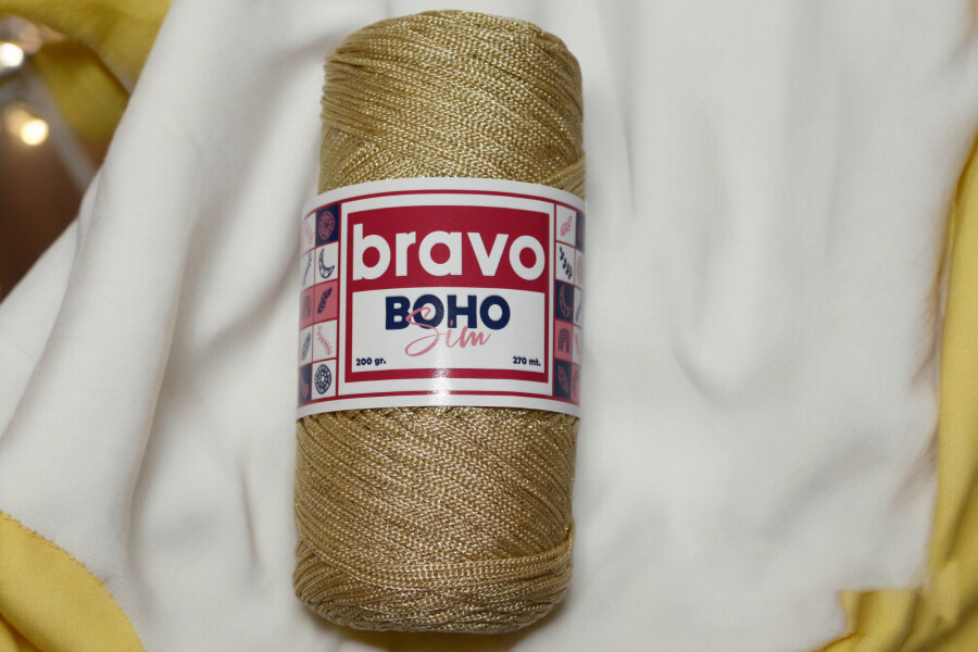 BRAVO BOHO SILVERY MACROME - 21