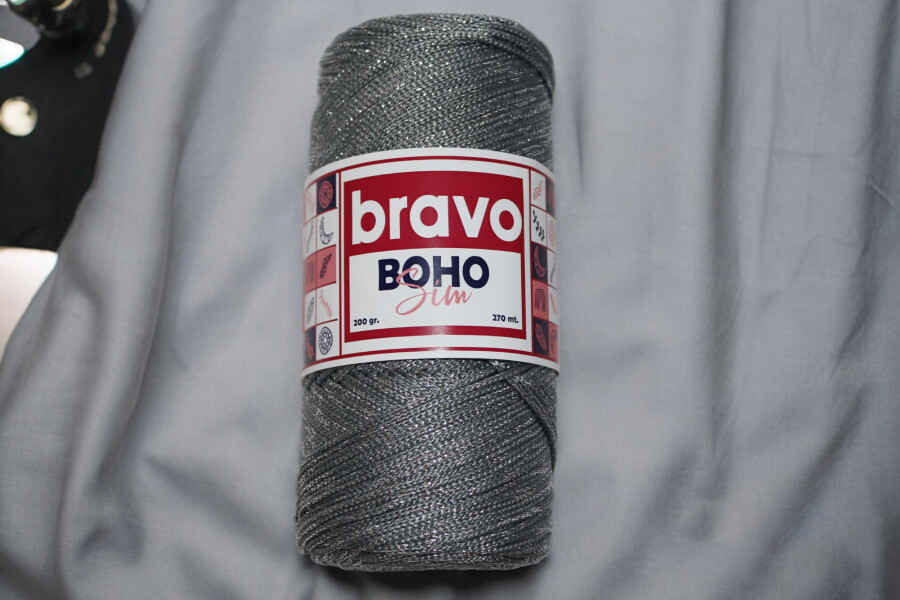 BRAVO BOHO SILVERY MACROME - 22