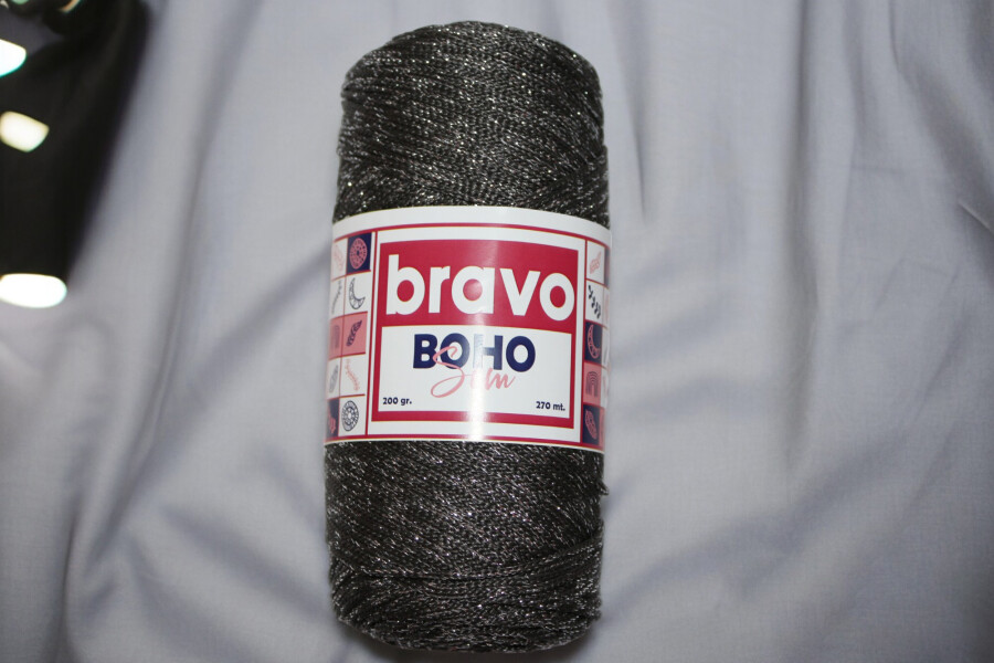 BRAVO BOHO SILVERY MACROME - 23