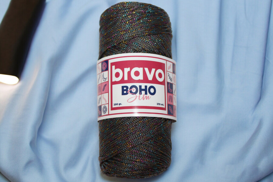 BRAVO BOHO SILVERY MACROME - 24