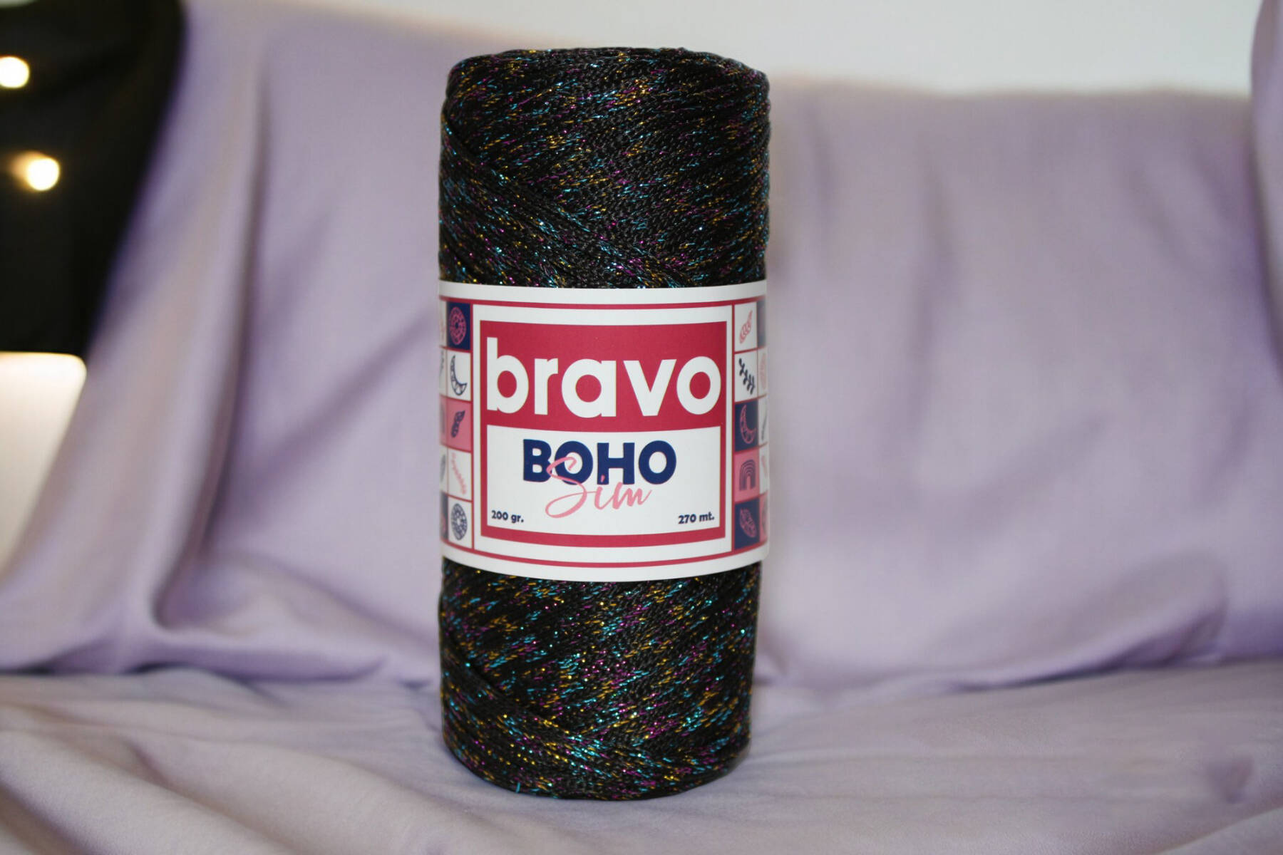 BRAVO BOHO SILVERY MACROME - 27