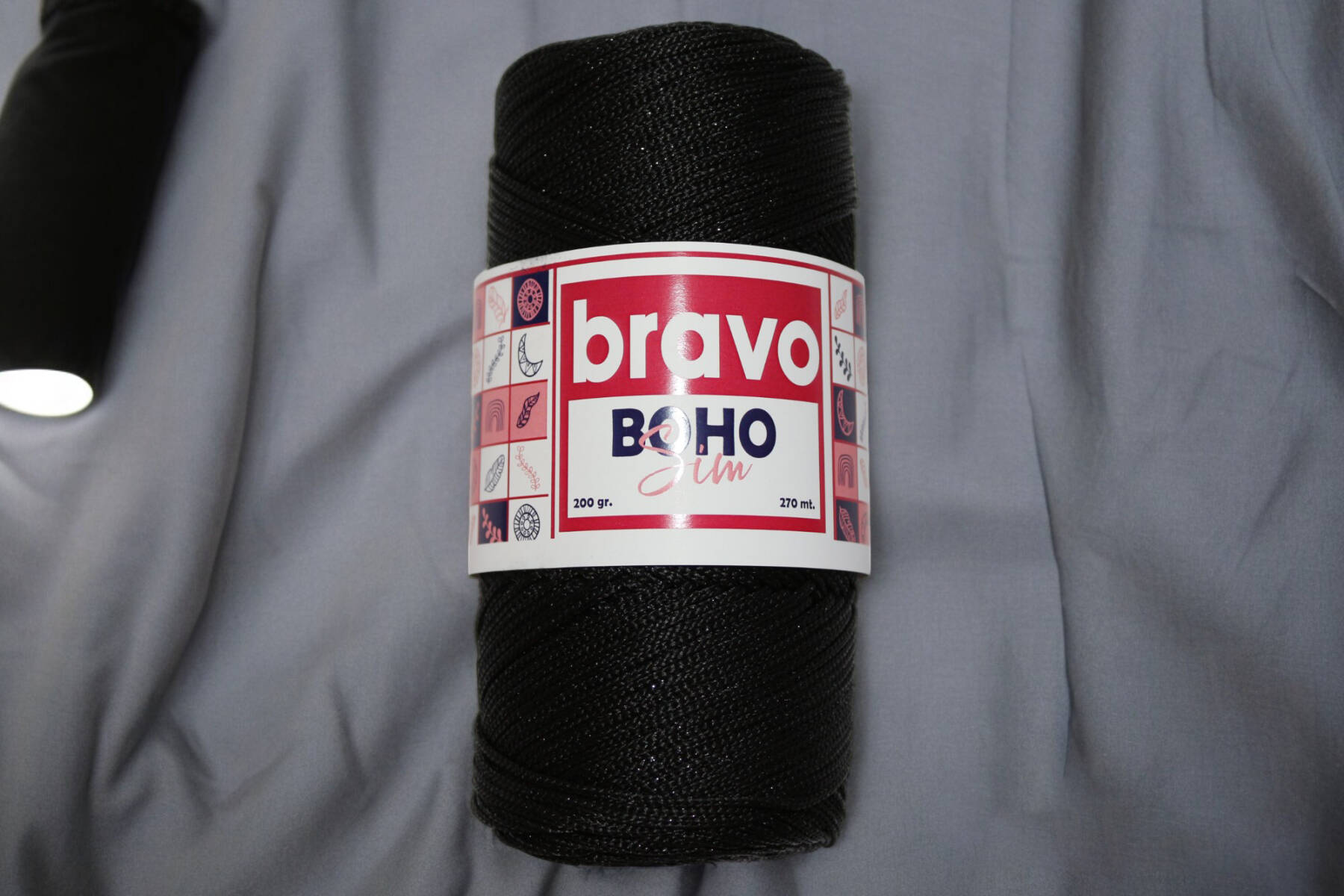 BRAVO BOHO SILVERY MACROME - 28