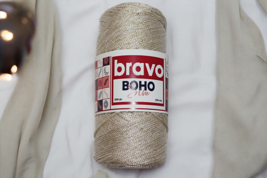 BRAVO BOHO SILVERY MACROME - 29